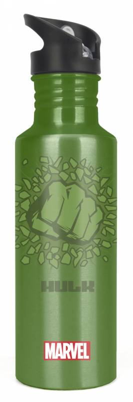 Garrafa Aço Inox Luxcel Hulk Verde Gf56107ag