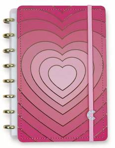 Caderno Inteligente A5 80 Folhas Golden Love Cia52123