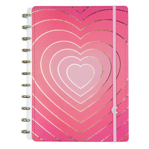 Caderno Inteligente  80Folhas Golden Love Cigd4128