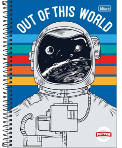 Agenda Anual Tilibra Pepper Masculina Espiral M4 2026 Sortido