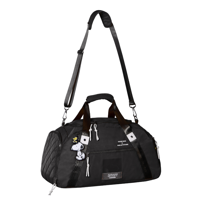 Bolsa De Viagem Snoopy Preto - Semax 