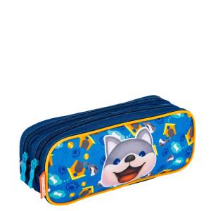 Estojo Sestini Kids Dog 3 2 Fechos 66121-00