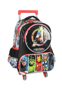 Mochila Carrinho Luxcel Avengers Preto Ic41632ag