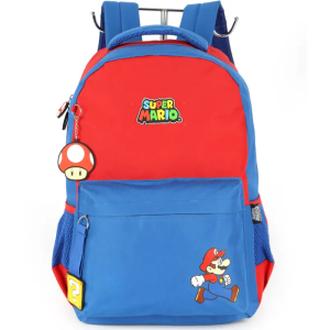 Mochila Escolar De Costas Super Mario Azul Ms47561MO