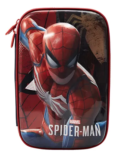 Estojo Masculino Spiderman Box 1 Fecho Xeryus 13375