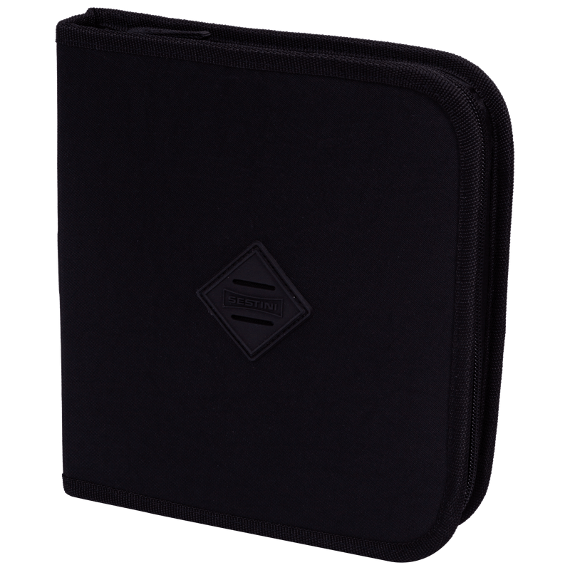 Estojo Sestini Artístico 74 Lápis Crinkle Preto 75779-01