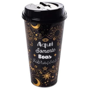 Copo Plástico C/Tampa Flip Sortido 700Ml 612 Plasútil