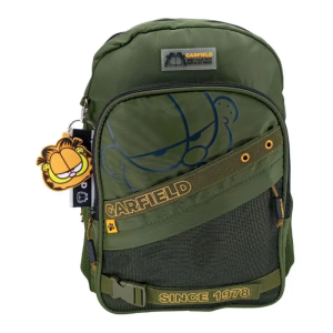 Mochila Escolar Garfield Clio Gf24661 VERDE 18 POLEGADAS