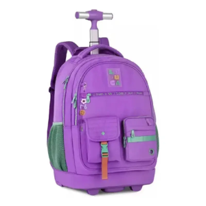 Mochila Carrinho Clio Luluca Lu24599 ROXO