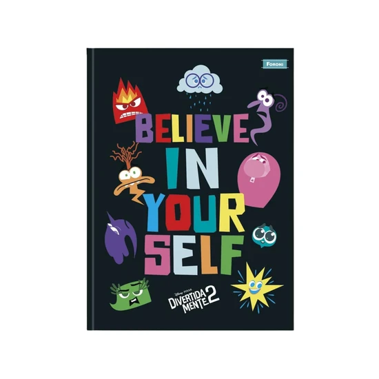 Caderno Colegial 160Fls Divertidamente Foroni - Sortido