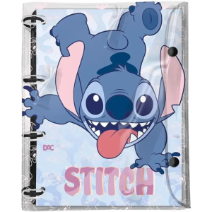 Fichário Universitário Em Pvc Cristal Stitch - Dac 5201