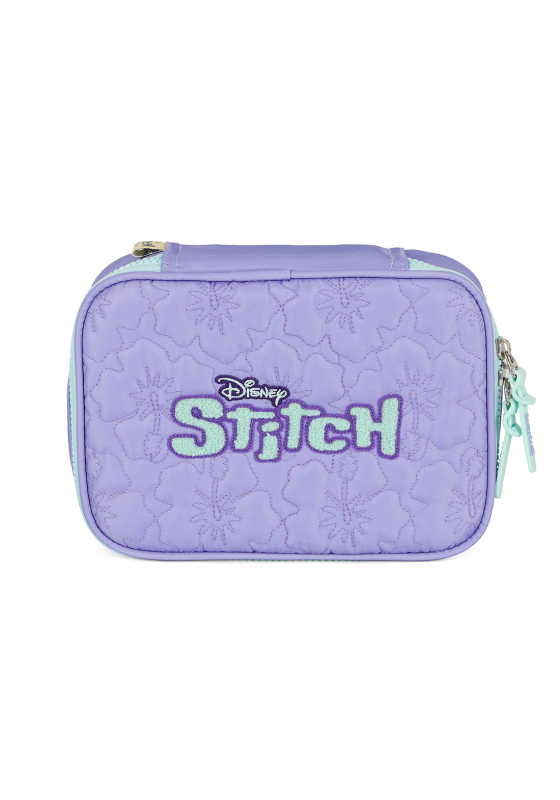 Estojo Feminino Stitch Box Roxo Luxcel ET50074SC