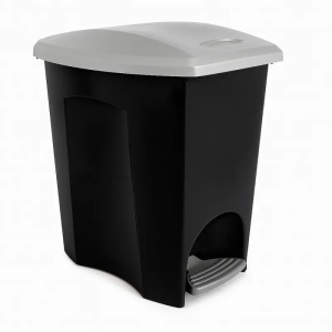 Lixeira 14 litros com Pedal Ecoblack- Plasútil 3495