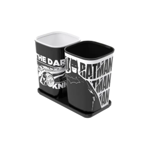 Porta Canetas E Lápis C/Bandeja Batman 3Pçs 17273 Plasútil