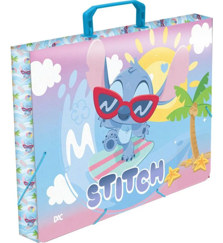 Maleta Escolar Infantil Stitch Dac 40Mm 5460