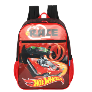 Mochila Escolar Hot Wheels Vermelho Is42581hw