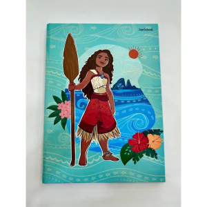 Caderno Capa Dura Brochurão Moana 80F Jandaia Sortido