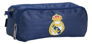 Estojo Masculino Real Madrid 2 Fecho Azul Xeryus 16692