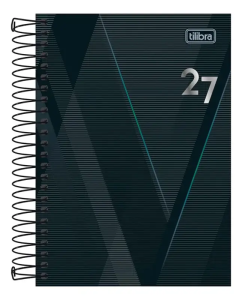 Agenda Anual Tilibra Spot Pequena Espiral M5 2027 Sortido