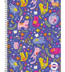 Agenda Anual Tilibra Pepper Feminino Espiral M4 2026 Sortido