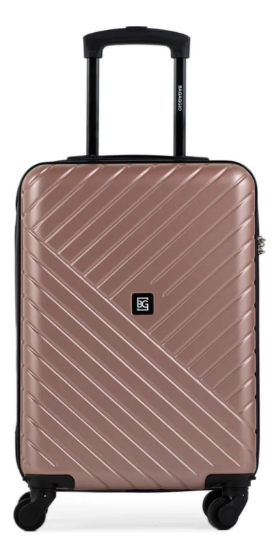 Mala De Bordo Abs 4 Rodas Detroit Rose