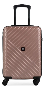 Mala De Bordo Abs 4 Rodas Detroit Rose