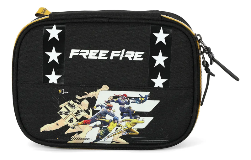 Estojo Luxcel Free Fire Box Preto Et49787ff
