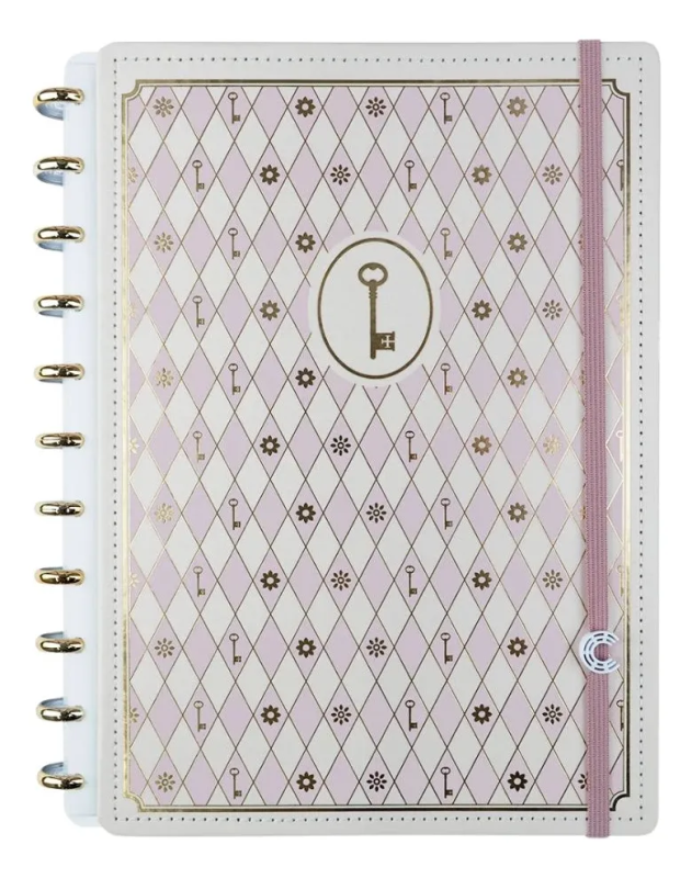 Caderno Inteligente 80F Isabela Akkari Rose Key Cigd4366