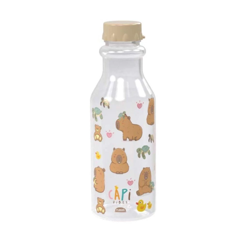 Garrafa Capivara 500 ml Lancheira Passeio Plástico Plasútil