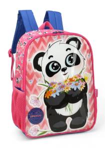 Mochila Luxcel Up4you Panda Rosa Is39361up