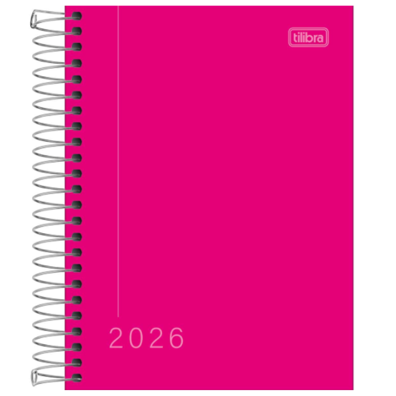 Agenda Anual Tilibra Pepper Rosa Esp M4 2026