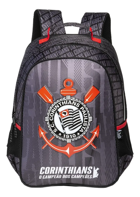 Mochila Masculina Corinthians R Xeryus Preta 16402