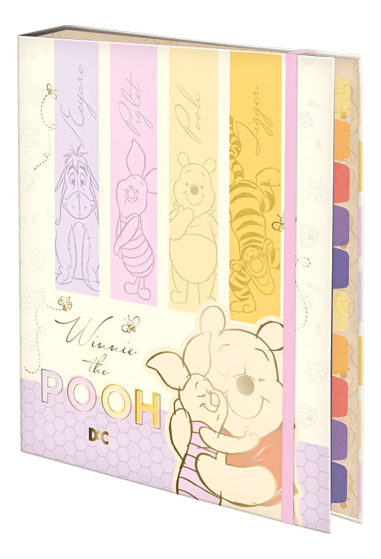 Fichário Dac Pooh 5368 Elástico + Divisória + Folhas