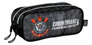 Estojo Masculino Corinthias 2 Fechos Xeryus 16406