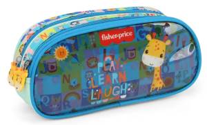 Estojo Luxcel Fisher Price 2 Fechos Turquesa Ei39035fs