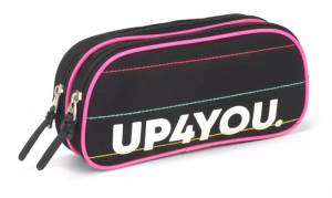 Estojo Luxcel Up4you 2 Fechos Preta Et40762up