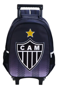 Mochila De Rodinhas Masculina Atletico R Preta Xeryus 16578
