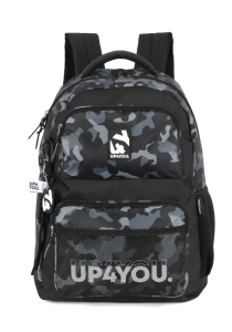 Mochila Costas Escolar Up4you Masculina Cinza Ms49561up