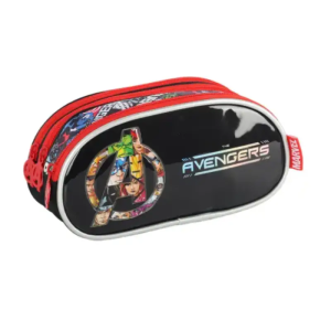 Estojo Luxcel Avengers 3Fecho Preto Ei41635ag