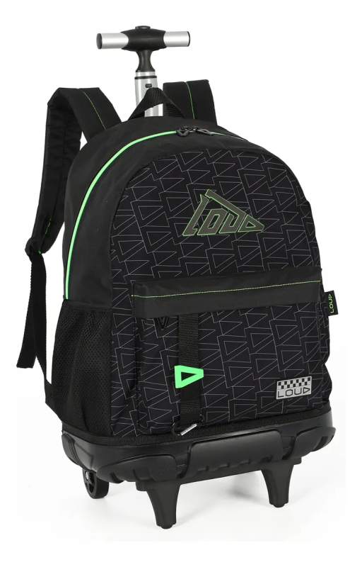 Mochila Carrinho Luxcel Loud Preta MC50242LD
