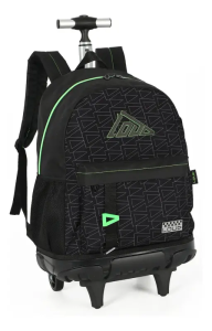Mochila Carrinho Luxcel Loud Preta MC50242LD