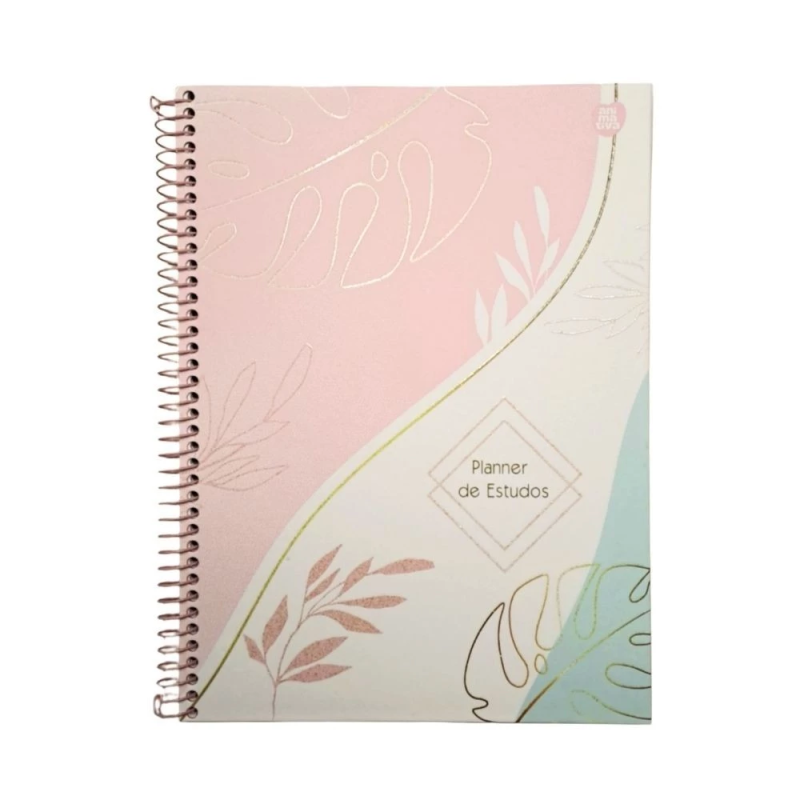 Agenda Anual Animativa Planner Permanente Estudos Espiral 