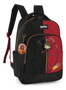 Mochila Masculina Harry Potter Preto Luxcel IS42281HP