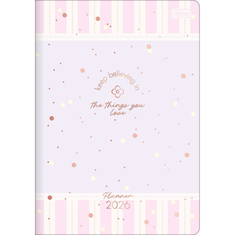 Agenda Anual Tilibra Planner Soho Grampeado M7 2026