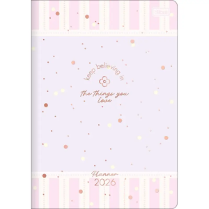 Agenda Anual Tilibra Planner Soho Grampeado M7 2026