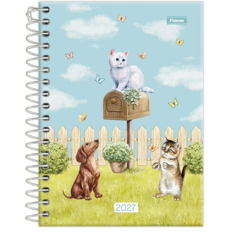 Agenda 2027 Furfriends 160 Folhas 110 X 154mm Foroni