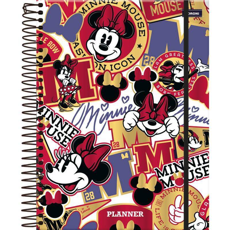 Agenda Anual Foroni Planner Minnie Espiral Permanente