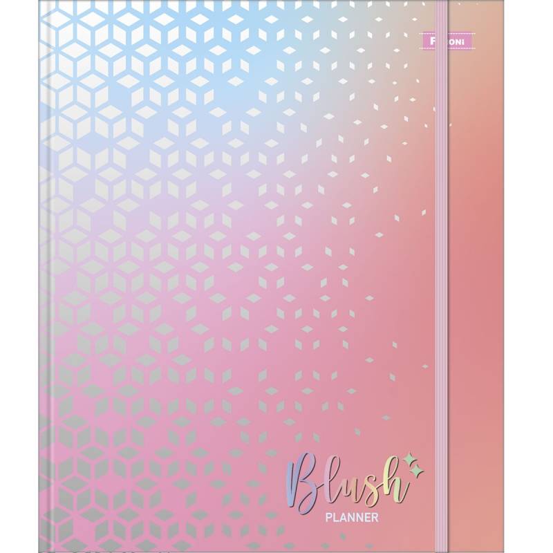 Agenda Anual Foroni Planner Blush Argolado Permanente