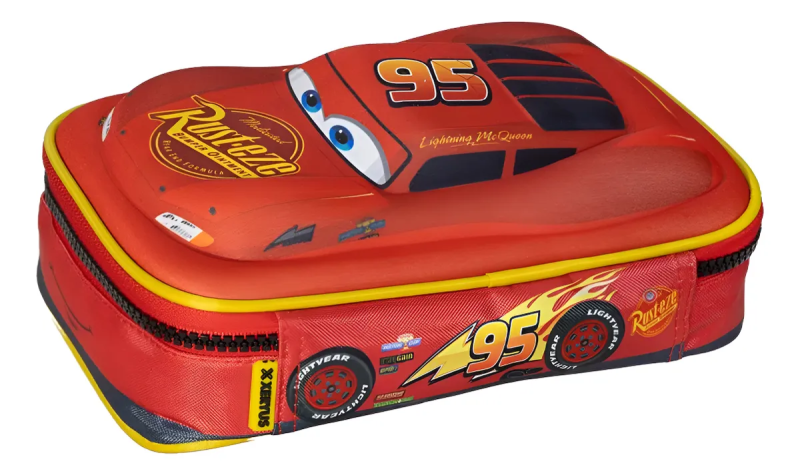 Estojo Masculino Carros Box 1 Fecho Xeryus 14917