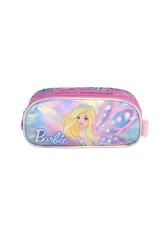 Estojo Luxcel Barbie 3Fechos Rosa Ei41465bb